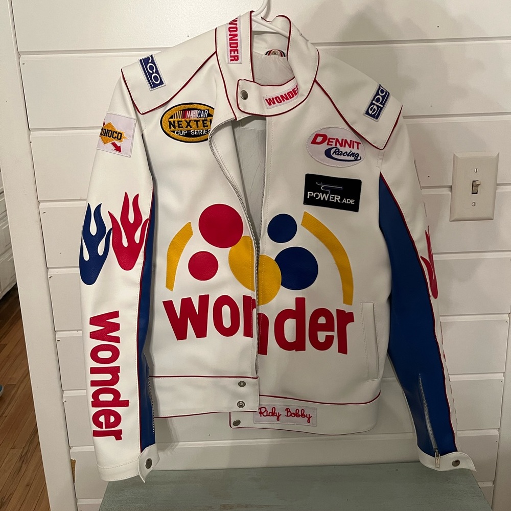 ricky bobby pleather jacket